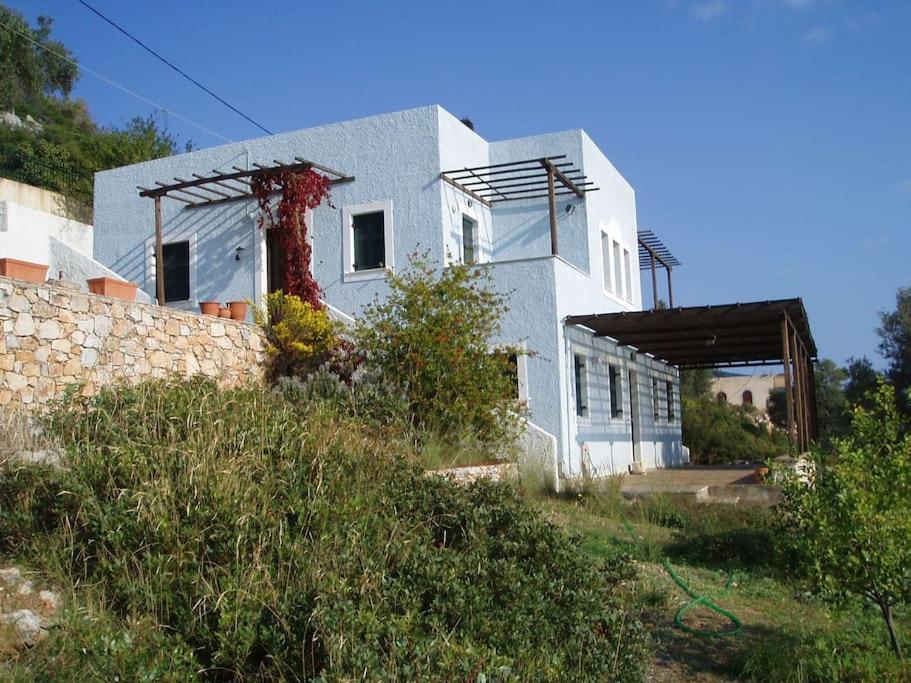 Villa With Breathtaking Views And Private Beach Agios Dimitrios  Экстерьер фото