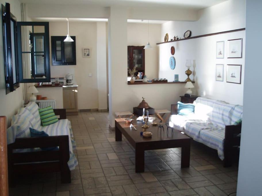 Villa With Breathtaking Views And Private Beach Agios Dimitrios  Экстерьер фото