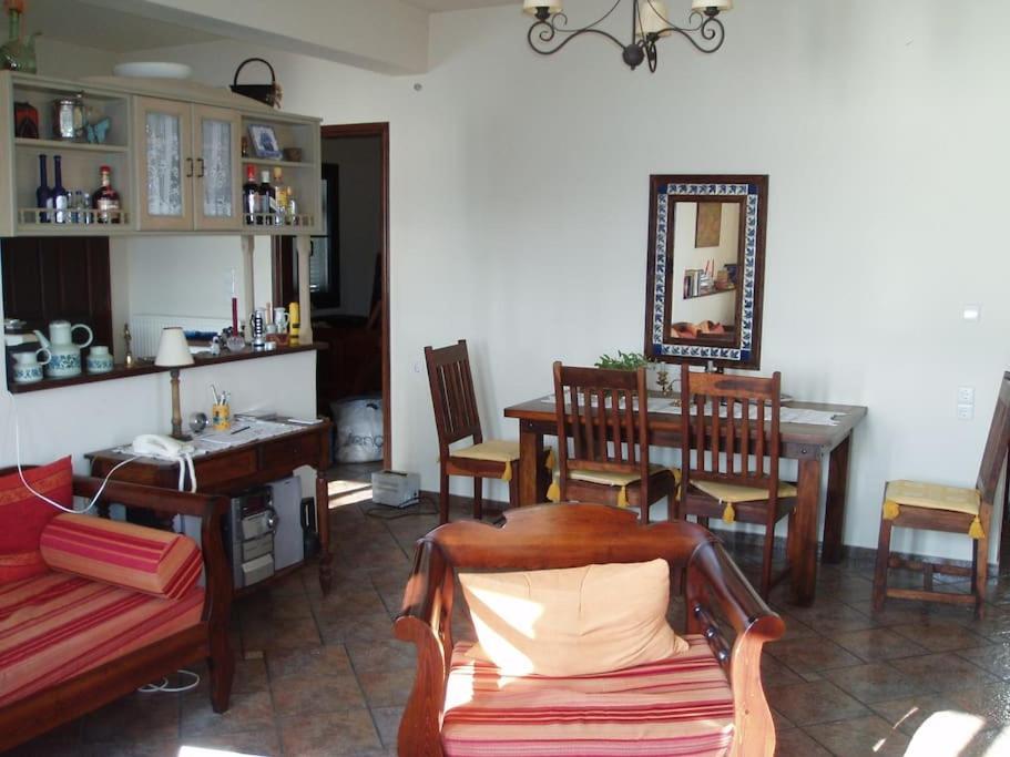 Villa With Breathtaking Views And Private Beach Agios Dimitrios  Экстерьер фото